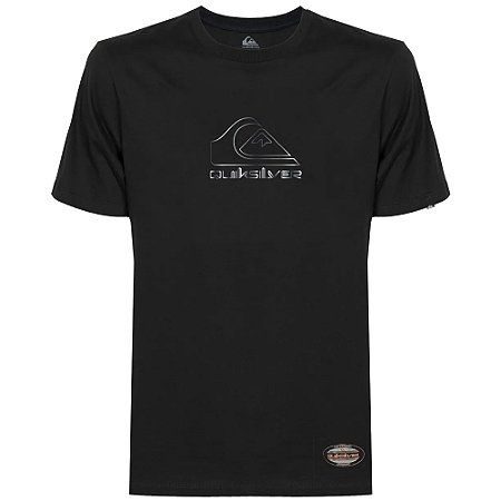 Camiseta Quiksilver Omni Chrome Line SM26 Masculina Preto