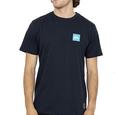 Camiseta Quiksilver Emb Square PS SM26 Masculina Marinho