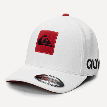 Boné Quiksilver Aba Curva Emb Square SM26 Branco