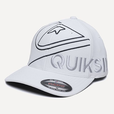 Boné Quiksilver Aba Curva Emb Side Omni SM26 Branco