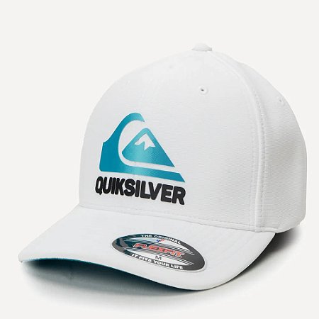 Boné Quiksilver Aba Curva Soft Hologram SM26 Branco