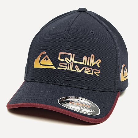 Boné Quiksilver Aba Curva Gradient Broken Type SM26 Navy