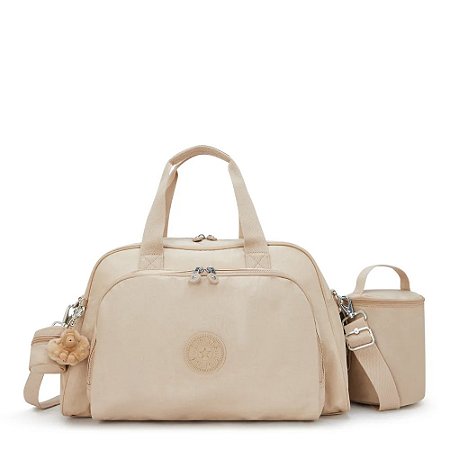 Bolsa Kipling Camama Sparkled Beige