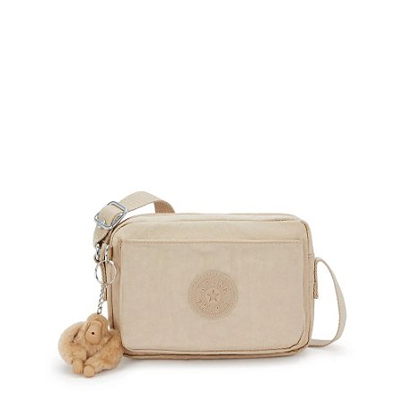 Bolsa Kipling Abanu Sparkled Beige
