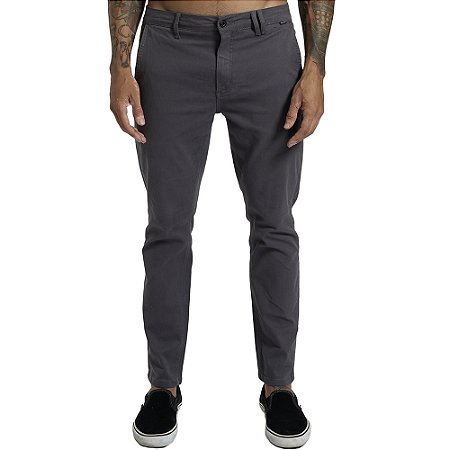 Calça Hurley Sarja City SM26 Masculina Grafite