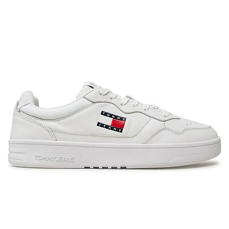 Tênis Tommy Hilfiger TJM Cupsole Leather Masculino White