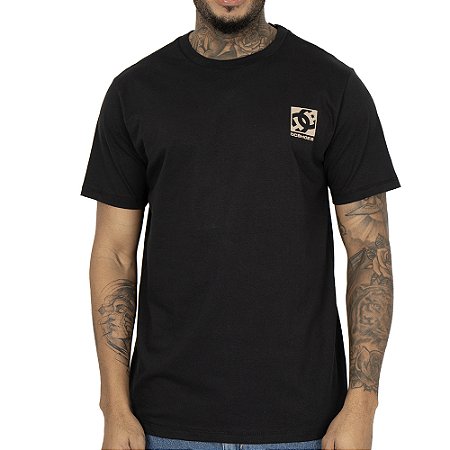 Camiseta DC Shoes Slant SM26 Masculina Preto