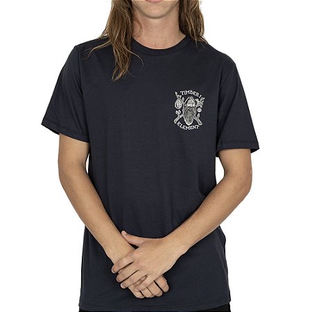 Camiseta Element Woodman SM26 Masculina Marinho