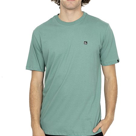 Camiseta Quiksilver Transfer Square SM26 Masculina Verde