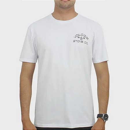 Camiseta Volcom Always SM26 Masculina Branco