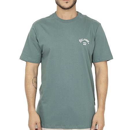 Camiseta Billabong Small Arch SM26 Masculina Verde