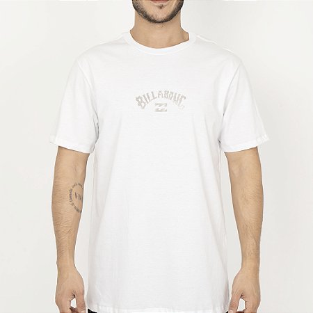 Camiseta Billabong Mid Arch SM26 Masculina Branco