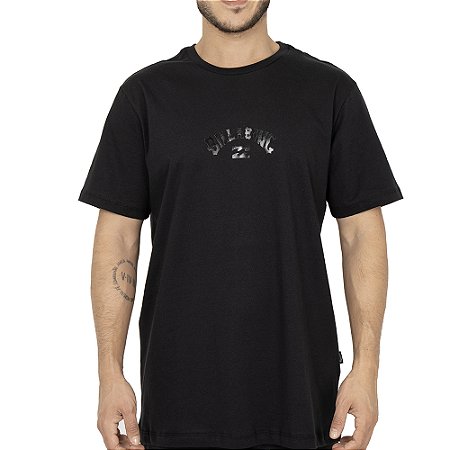 Camiseta Billabong Mid Arch SM26 Masculina Preto