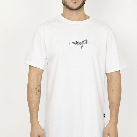 Camiseta Billabong Bracket Script SM26 Masculina Branco