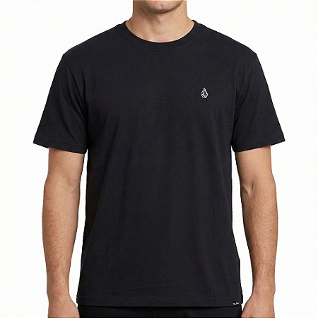 Camiseta Volcom Single Stone SM26 Masculina Preto
