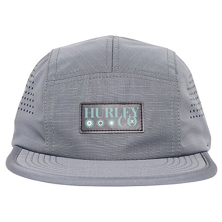 Boné Hurley Aba Reta Five Simple SM26 Chumbo