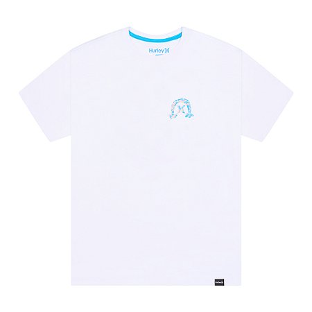 Camiseta Hurley Flops SM26 Masculina Branco