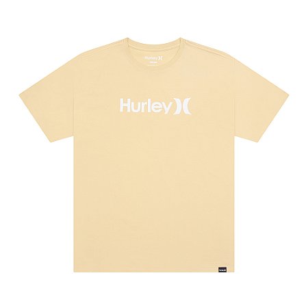 Camiseta Hurley O&O Solid SM26 Masculina Bege