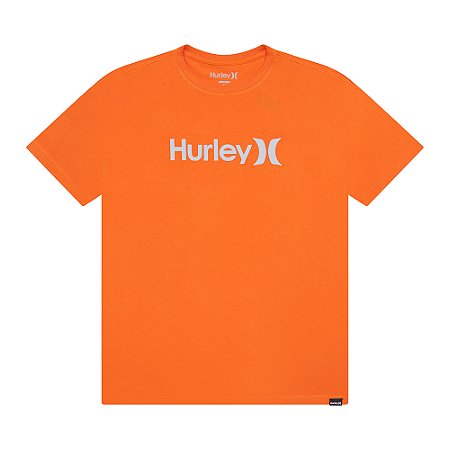 Camiseta Hurley O&O Solid SM26 Masculina Ocre