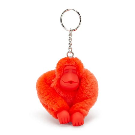Chaveiro Kipling Monkeyclip M Open Orange