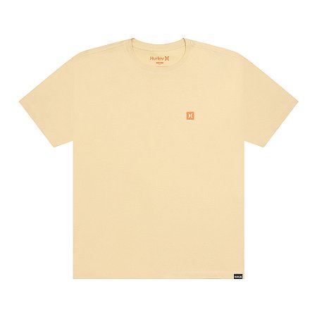 Camiseta Hurley Mini Icon II SM26 Masculina Bege
