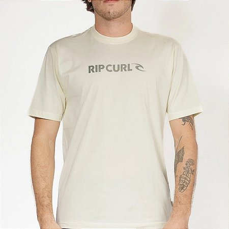 Camiseta Rip Curl New Icon Sphere SM26 Masculina Lemon Ice
