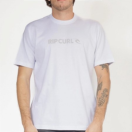 Camiseta Rip Curl Icon Sphere Reveillon SM26 Masculina White