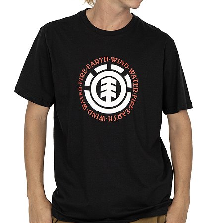 Camiseta Element Seal SM26 Masculina Preto