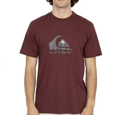Camiseta Quiksilver Full Logo SM26 Masculina Vinho