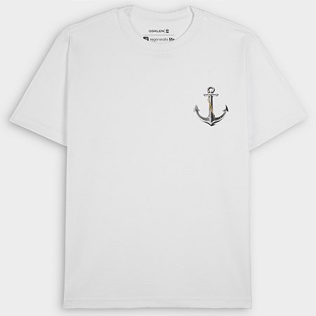 Camiseta Osklen Big Shirt Ancora Masculina Branco