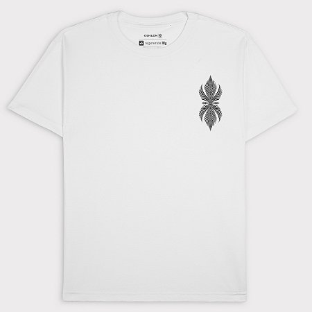 Camiseta Osklen Vintage Leaf Masculina Branco