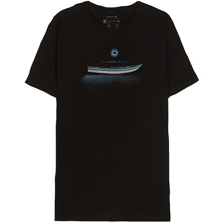 Camiseta Osklen Slim Vintage Barco Caiçara 2 Masculina Preto