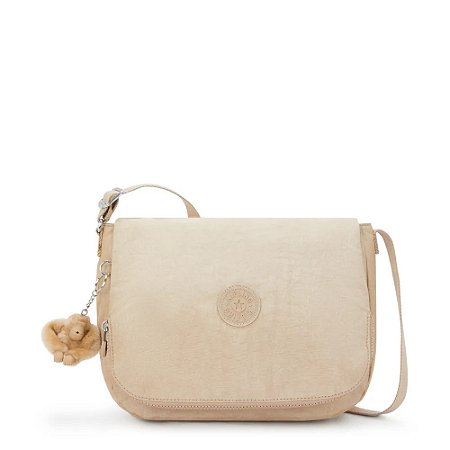 Bolsa Kipling Earthbeat M Sparkled Beige