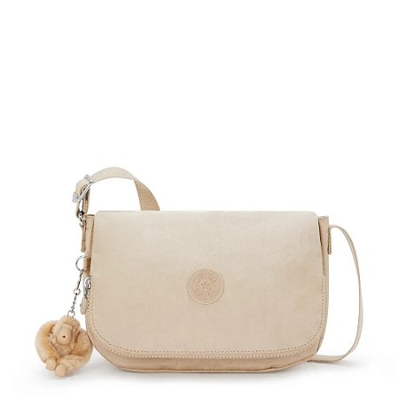 Bolsa Kipling Earthbeat S Sparkled Beige