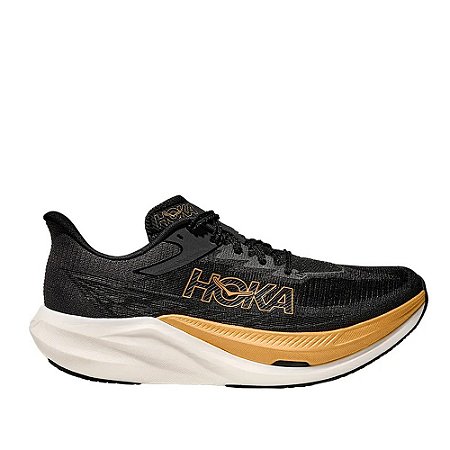Tênis Hoka Rocket X 3 Masculino Black/Gold