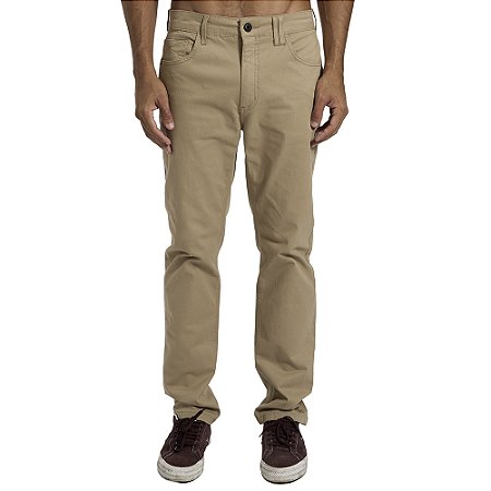Calça Hurley Sarja Start SM26 Masculina Bege