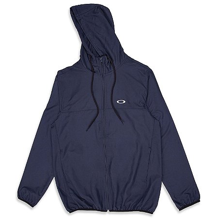 Jaqueta Oakley Windbreaker Azul Marinho