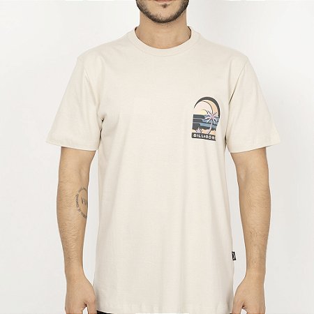 Camiseta Billabong Portal I SM26 Masculina Bege
