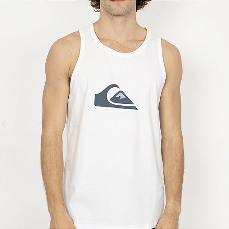 Regata Quiksilver Comp Logo SM26 Masculina Branco