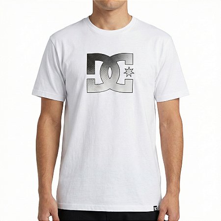 Camiseta DC Shoes DC Star Reflective Colors SM26 Branco