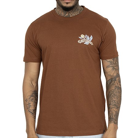Camiseta DC Shoes Outgrown SM26 Masculina Marrom