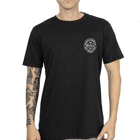 Camiseta RVCA Rise Cuts SM26 Masculina Preto
