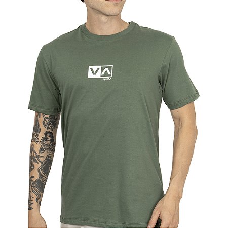 Camiseta RVCA Amini Balance Box PS SM26 Masculina Verde