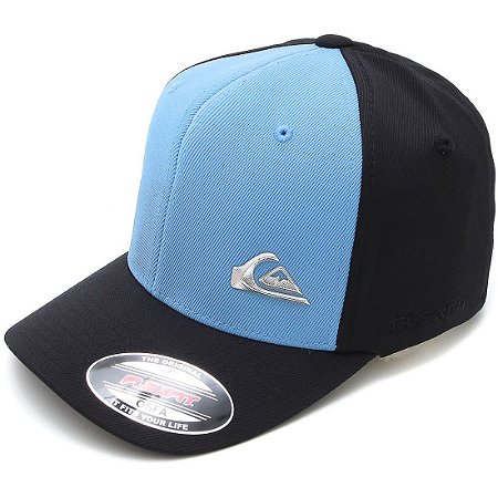 Boné Quiksilver Hologram Texture Azul/Preto