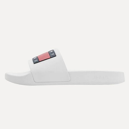Chinelo Tommy Hilfiger Jeans Pool Slide Ess Ecru