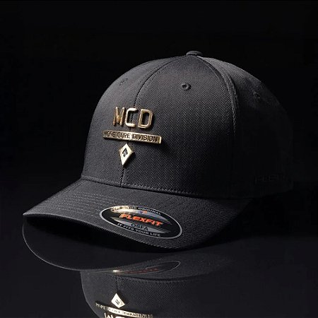 Boné MCD Aba Curva Flexfit SM26 Preto