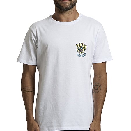 Camiseta Hurley Etam Tiger SM26 Masculina Branco
