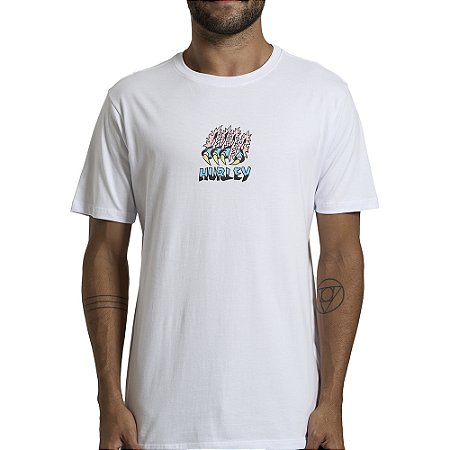 Camiseta Hurley Etam Panther SM26 Masculina Branco