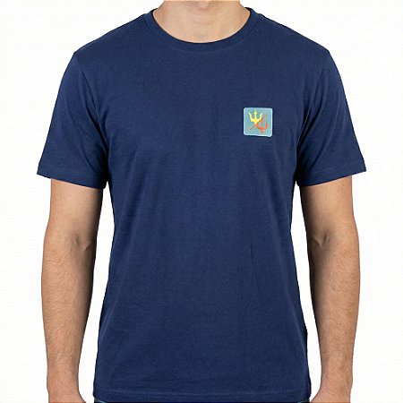 Camiseta Osklen Slim Vintage Kit Box Masculina Azul Mar