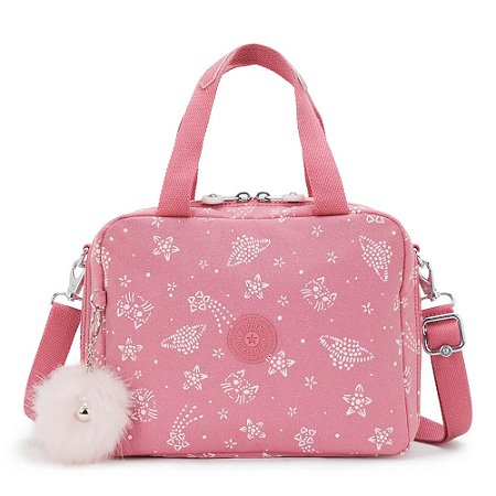 Lancheira Kipling Miyo Glitter Cats